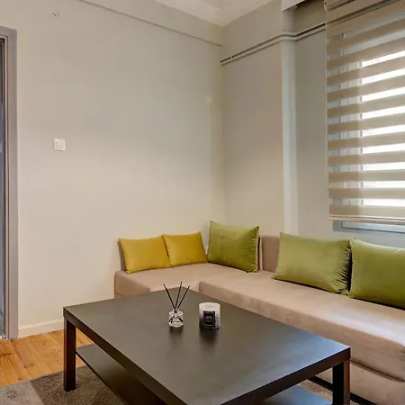 아파트 Aristotelous Family & Friends Two Bedrooms & Two Living Apt